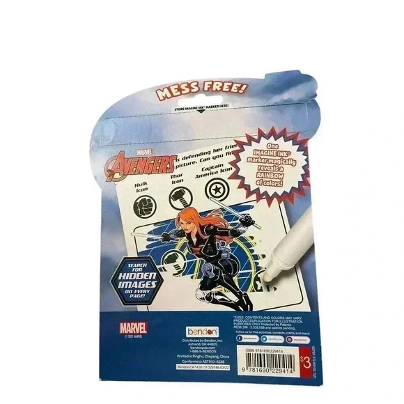 AVENGERS IMAGINE INK MARKET MAGICALLY REVREALS A RAINBOW OF COLORS++ - Picture 2 of 2